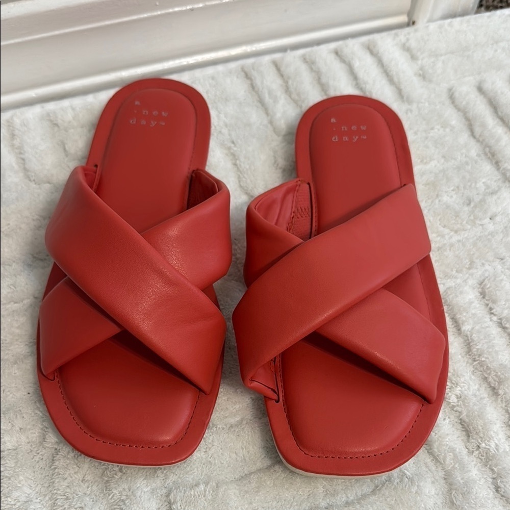 A New Day Crossover Slide Sandals